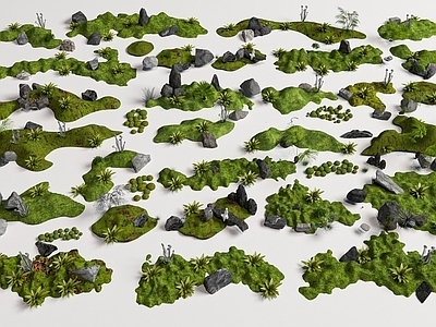 禅意微地形 微地形景观 植物组合 起伏地形