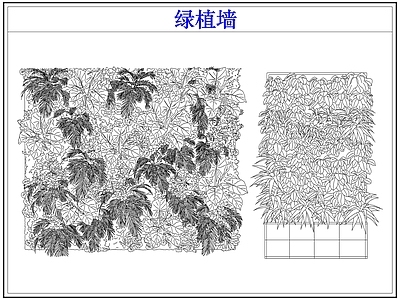 垂直绿化 绿植物墙垂直绿化