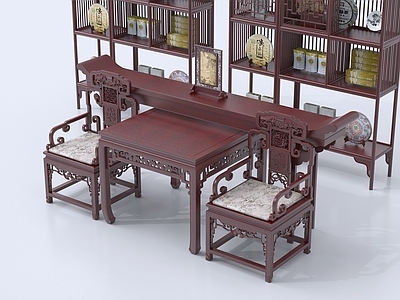 中式茶桌椅 桌椅家具组合