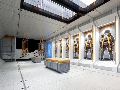 未来主义科技展厅 航天科技展厅 挑战太空 科学互动展项