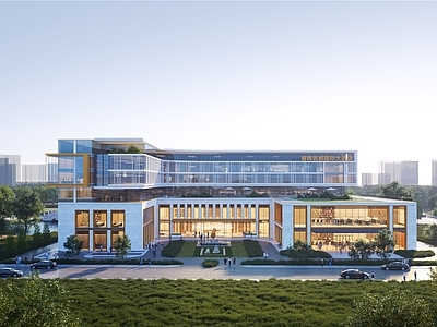 现代主义酒店建筑 四星级酒店 滨水建筑 现代风格