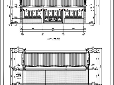 四合院 民居古院落 卫生间 仿古建筑