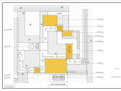 社区儿童区 儿童活动区 铺装设计图 趣味运动 全龄混合区 设施布置图
