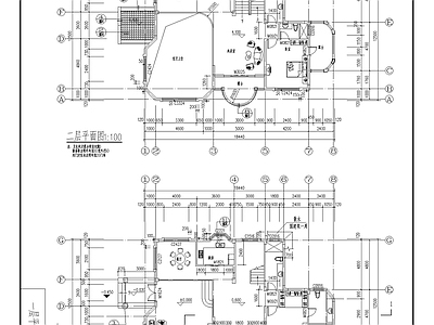别墅建筑 三层别墅套图