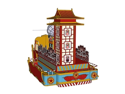 中式文旅美陈
