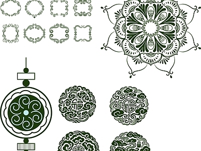 其他图库 花纹 贴图 线稿 欧式 纹理