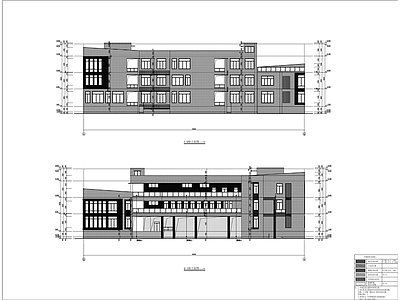 学校建筑 校区综合楼 建筑 装修 施工图