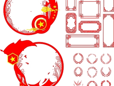 其他图库 花纹 中式 元素纹理 线稿