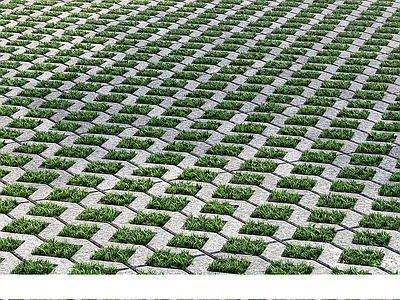 极简草坪 草坪砖