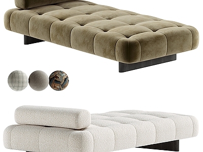 现代沙发凳 床尾凳 Minotti
