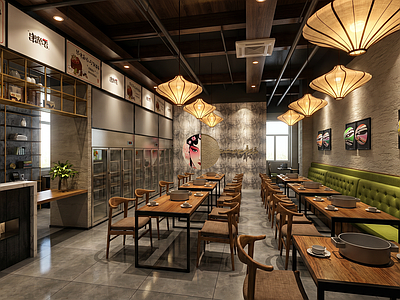 新中式中餐厅 串串香餐馆