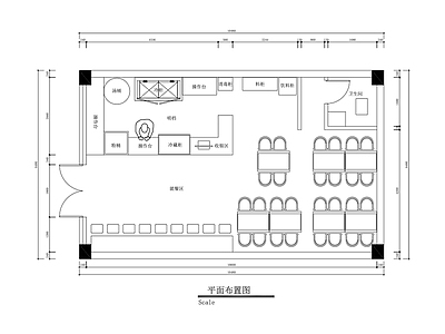 明档 餐饮店铺 米粉店布置图 早餐店布置图