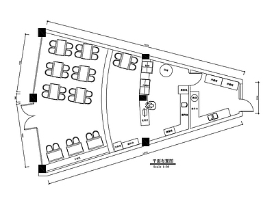 其他餐饮空间 餐饮店布置图 早餐店布置图 粉面店布置图