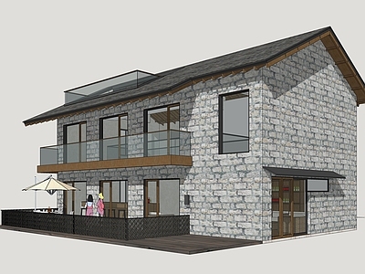 现代民宿建筑 乡村民宿 乡村民居改造 乡村民居建筑