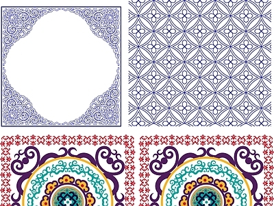 其他图库 花纹 纹理 贴图 线稿 欧式花纹