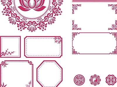 其他图库 线稿 花纹 贴图 欧式