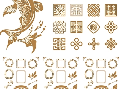 其他图库 花纹 纹理 贴图 线稿 欧式