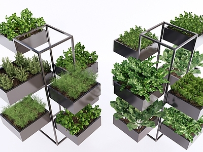 现代简约花几 金属立体种植架 蔬菜立体菜园 蔬菜种植架 花架植物柜架 果园蔬菜