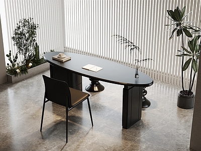 意式极简书桌椅