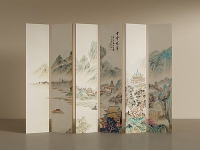 中式屏风 宋式屏风 屏风 隔断 新中式屏风