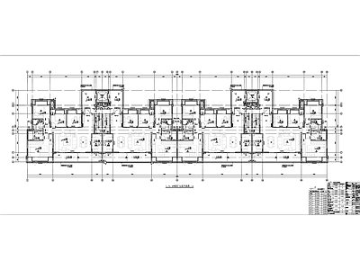 住宅楼建筑 住宅项目 住宅楼 建筑 施工图