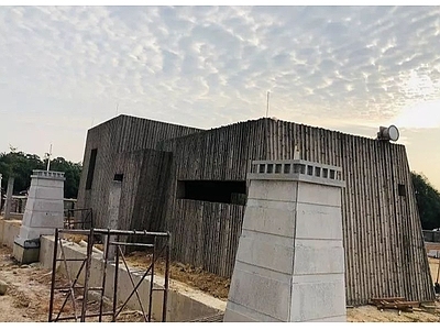 公厕 卫生间建筑全套图 汉风公厕建筑 考古公厕建筑 遗址公园公厕卫生
