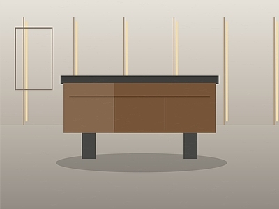 现代简约餐边柜
