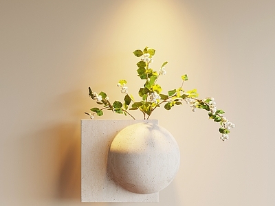 侘寂挂件 墙饰 花瓶