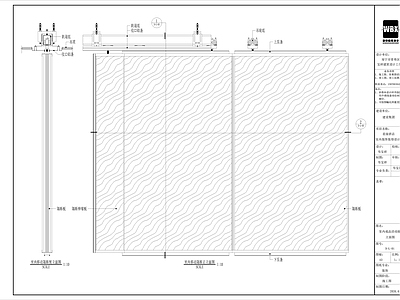 隔音墙节点 成品活动隔断图 动态成品隔断