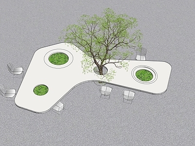 极简景观座椅