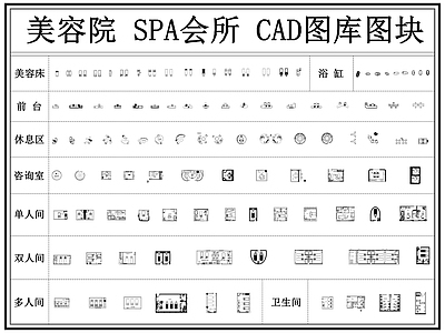 美容院 养生馆 医美 SPA 护肤中心 按摩店