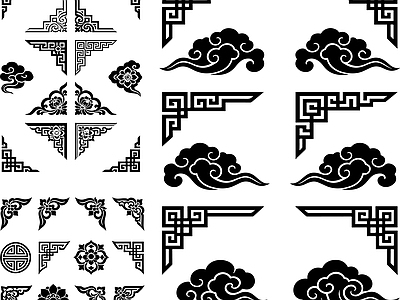 其他图库 花纹 纹理 中式 线条 贴图