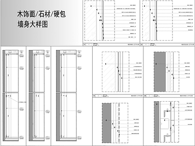 墙面节点 墙身大样图