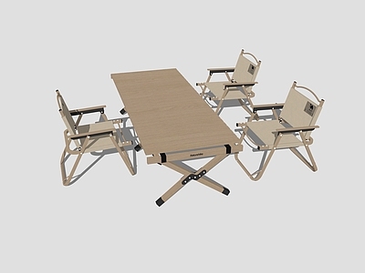 原木风户外桌椅 折叠桌椅 露营桌椅家具 户外家具