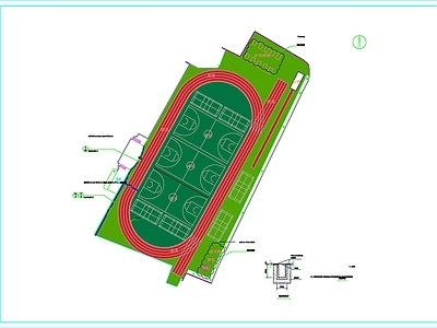 其他运动场地 200米跑道