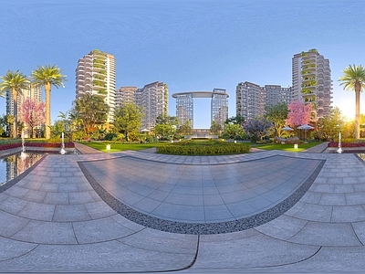 现代户外HDR