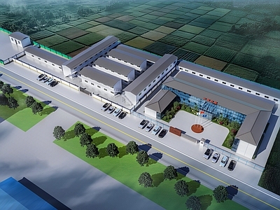 现代主义厂房 临时板房 工地临建