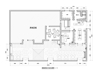 工装空间 雪茄方案平面图 雪茄便利店 便利店 景观庭院 超市