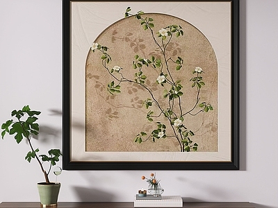 新中式儿童挂画 现代复古中古挂画