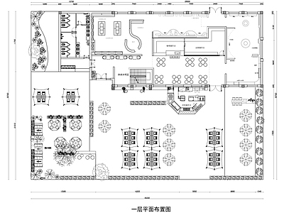 咖啡厅 休闲咖啡馆平面图 户外咖啡馆平面图 咖啡厅设计平面图 主题咖啡厅平面图
