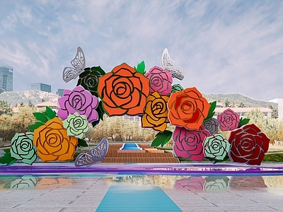 现代城市广场装置 现代 城市 广场 雕塑 美陈