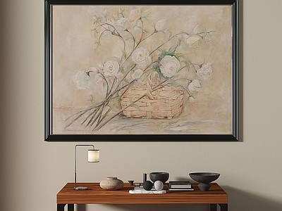 侘寂儿童挂画 侘寂中古复古挂画