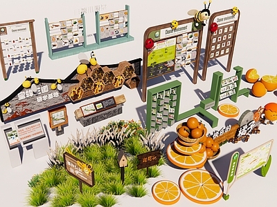 现代其他景观小品 生态研学教育基地 自然教育研学基地 自然研学科普基地 研学科普基地景观 科普研学景观小品