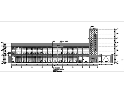 学校建筑 中学办公楼