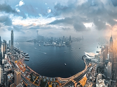 现代城市HDR