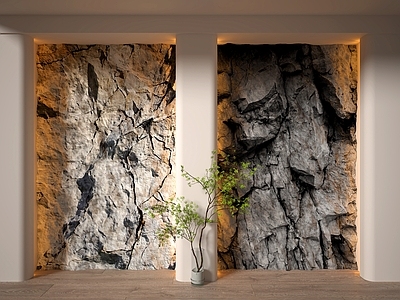 侘寂材料展厅 火山岩