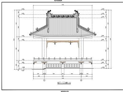 其他古建筑 戏台 古建筑戏台 歇山顶戏台