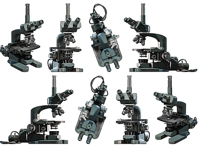 复古工业风数码组合 工业显微镜 工业检测显微镜 数码显微镜 显微镜 实验器材数码器材
