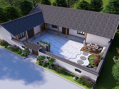 新中式乡村庭院