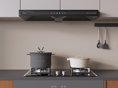 现代简约油烟机燃气灶 烟机灶具厨具